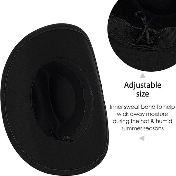 Rhinestone Women’s Cowboy Hat - Picture 3 of 4